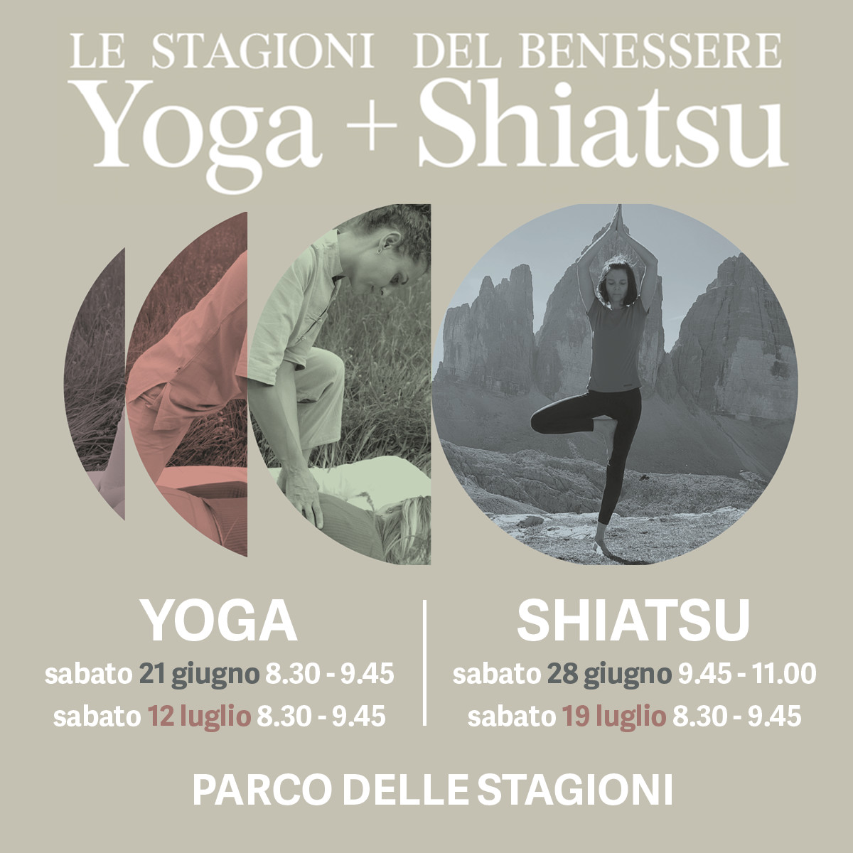 21 GIUGNO LE STAGIONI DEL BENESSERE
