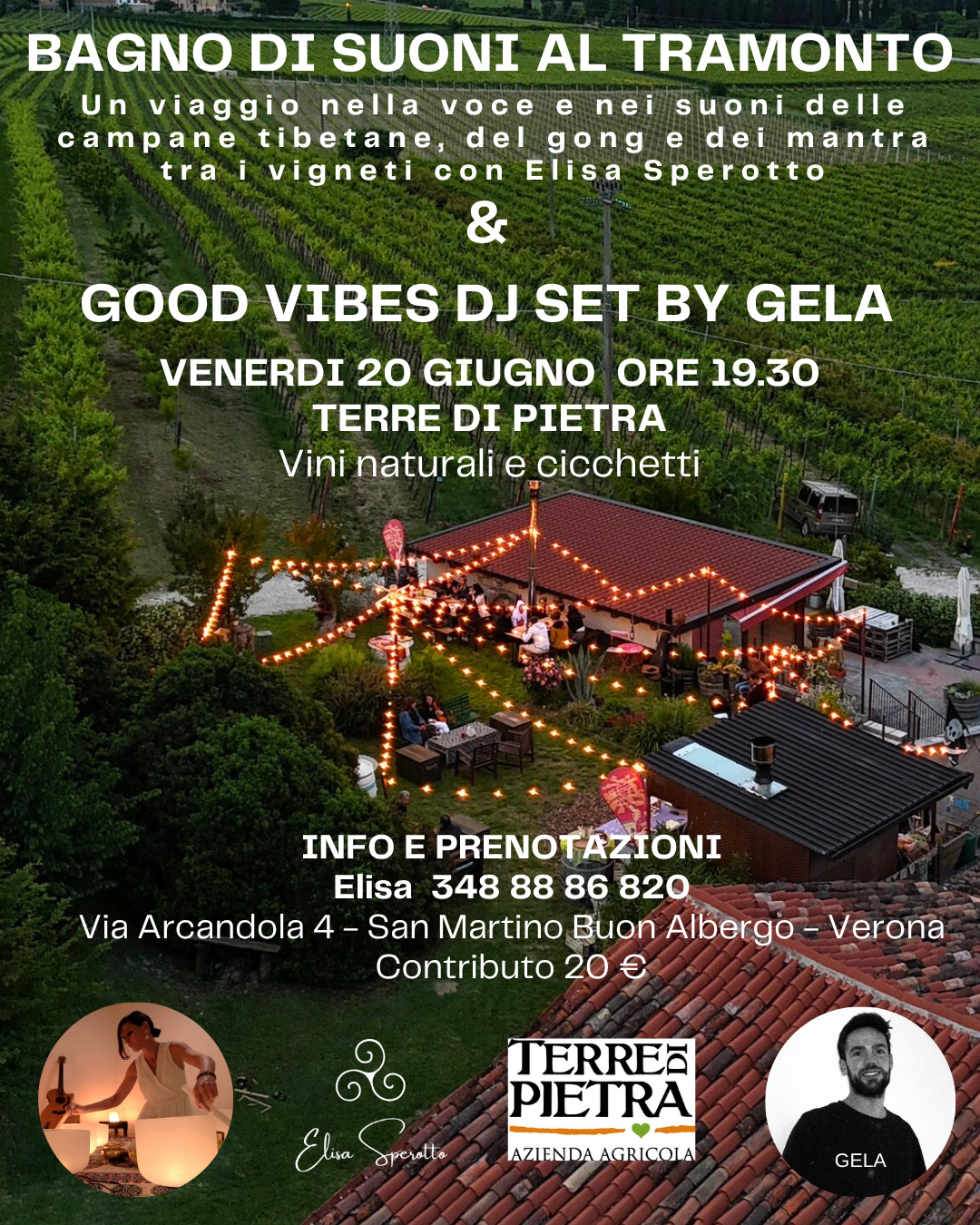 20 GIUGNO BAGNO DI SUONI&good vibes by dj set in natura
